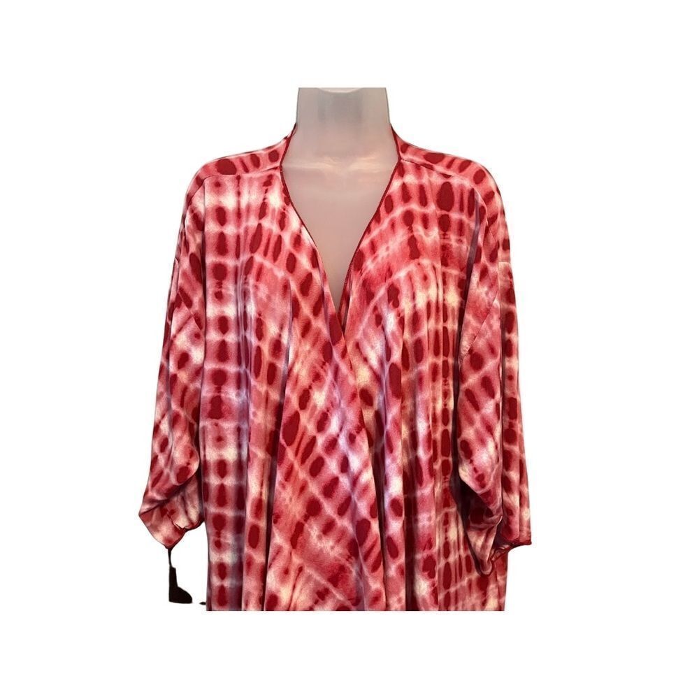 LuLaRoe Women's Cardigan - hot Pink and Cream - Picture 2 of 9